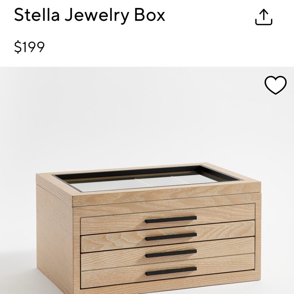 Stellah Jewelry Box - Tan